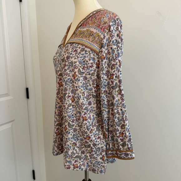 J. Jill Boho Peasant Blouse Women’s M - Picture 4 of 12